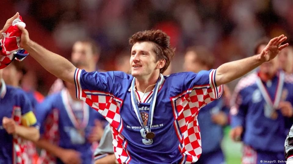 98年世界杯，克罗地亚的当家球星达沃·苏克
