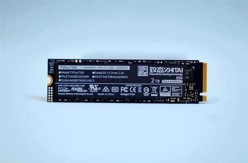 2400MT/s闪存的威力!长江存储致态TiPlus7100 2TB SSD评测:PCIe3.0价格 PCIe 4.0顶级体验