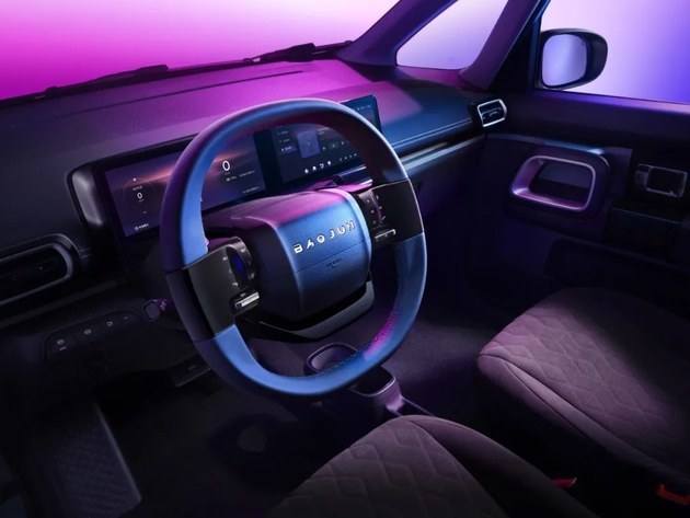 新款KiWi EV内饰 大疆车载智能驾驶系统