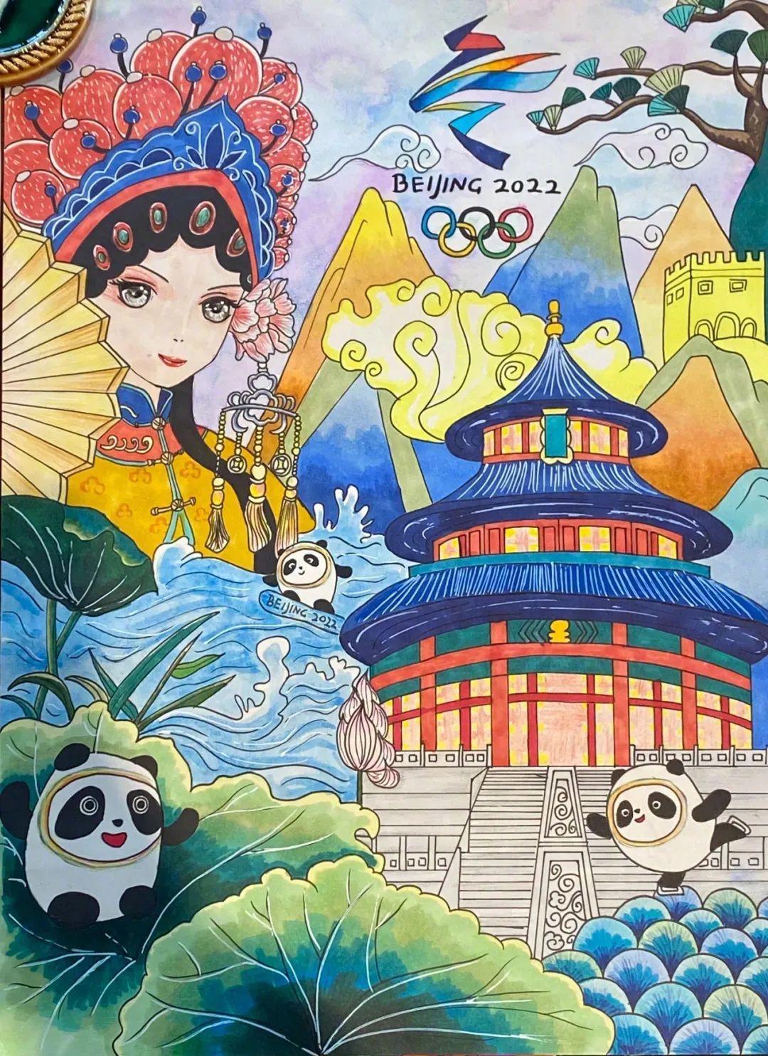 委,@共青团中央本次征集活动还面向全国残疾儿童征集了2022幅绘画作品