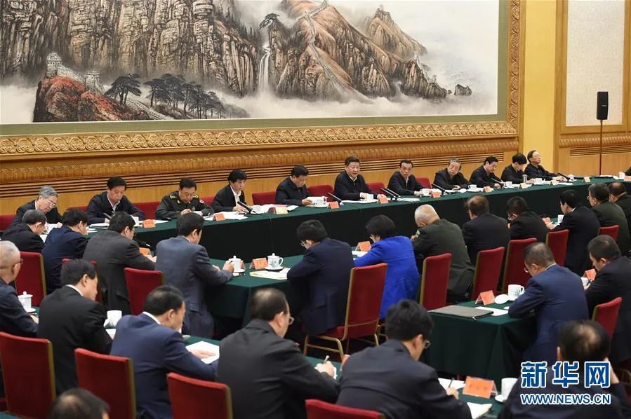 2016年4月19日,习近平在北京主持召开网络安全和信息化工作座谈会并发表重要讲话。新华社记者 张铎 摄