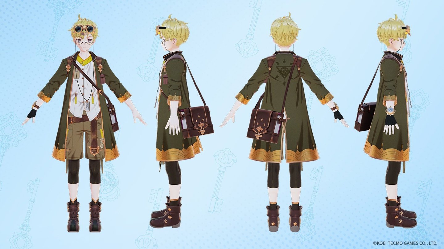 《莱莎的炼金工房3》角色设定图和3D建模 大肉腿吸睛