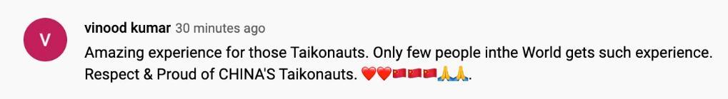 全球连线|海外祝贺中国“太空出差三人组”回家：瑞思拜