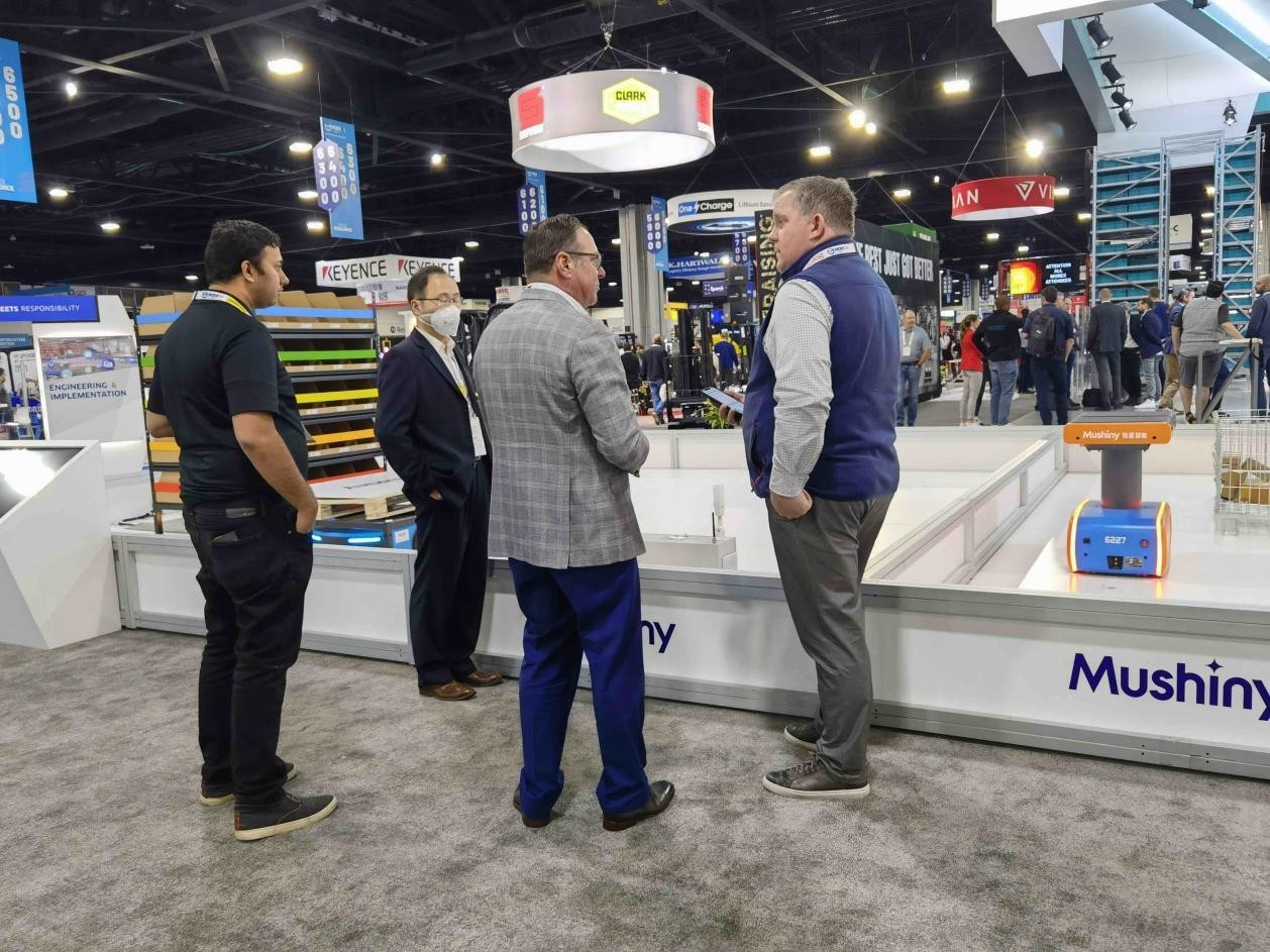 牧星携最新货到人智能仓储解决方案首秀北美最大的国际供应链博览会MODEX_凤凰网