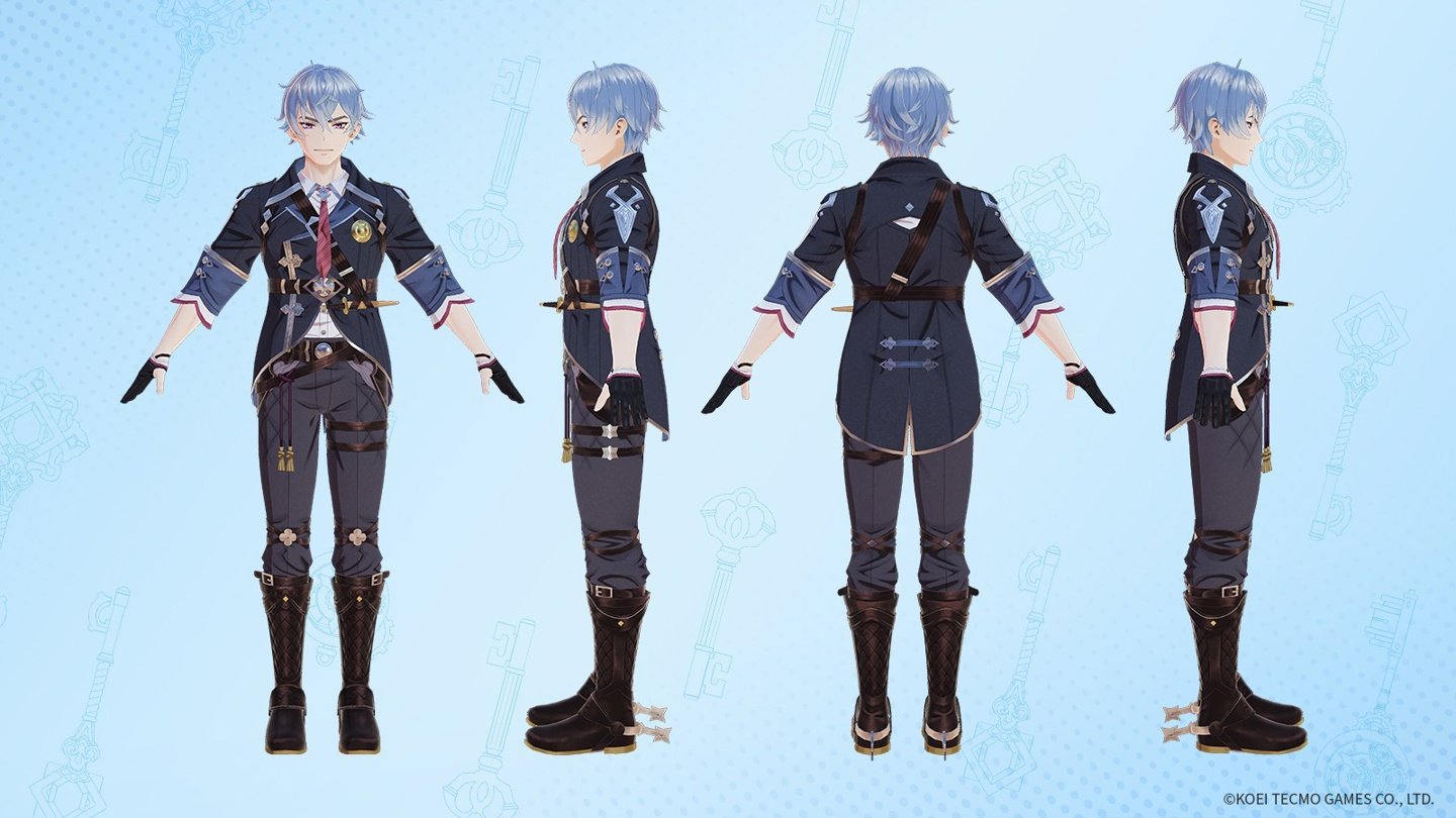 《莱莎的炼金工房3》角色设定图和3D建模 大肉腿吸睛