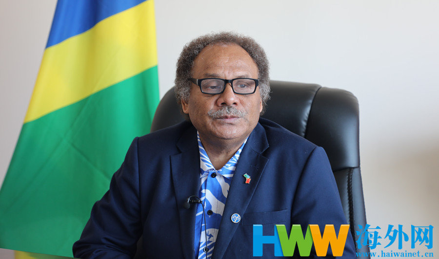 所罗门群岛驻华大使傅桂近照（陆宁远 摄）