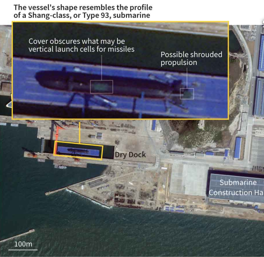 外媒炒作中国新核潜艇：或装备泵喷推进器和垂发导弹