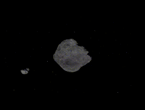 NASA撞击“双卫一”示意图
