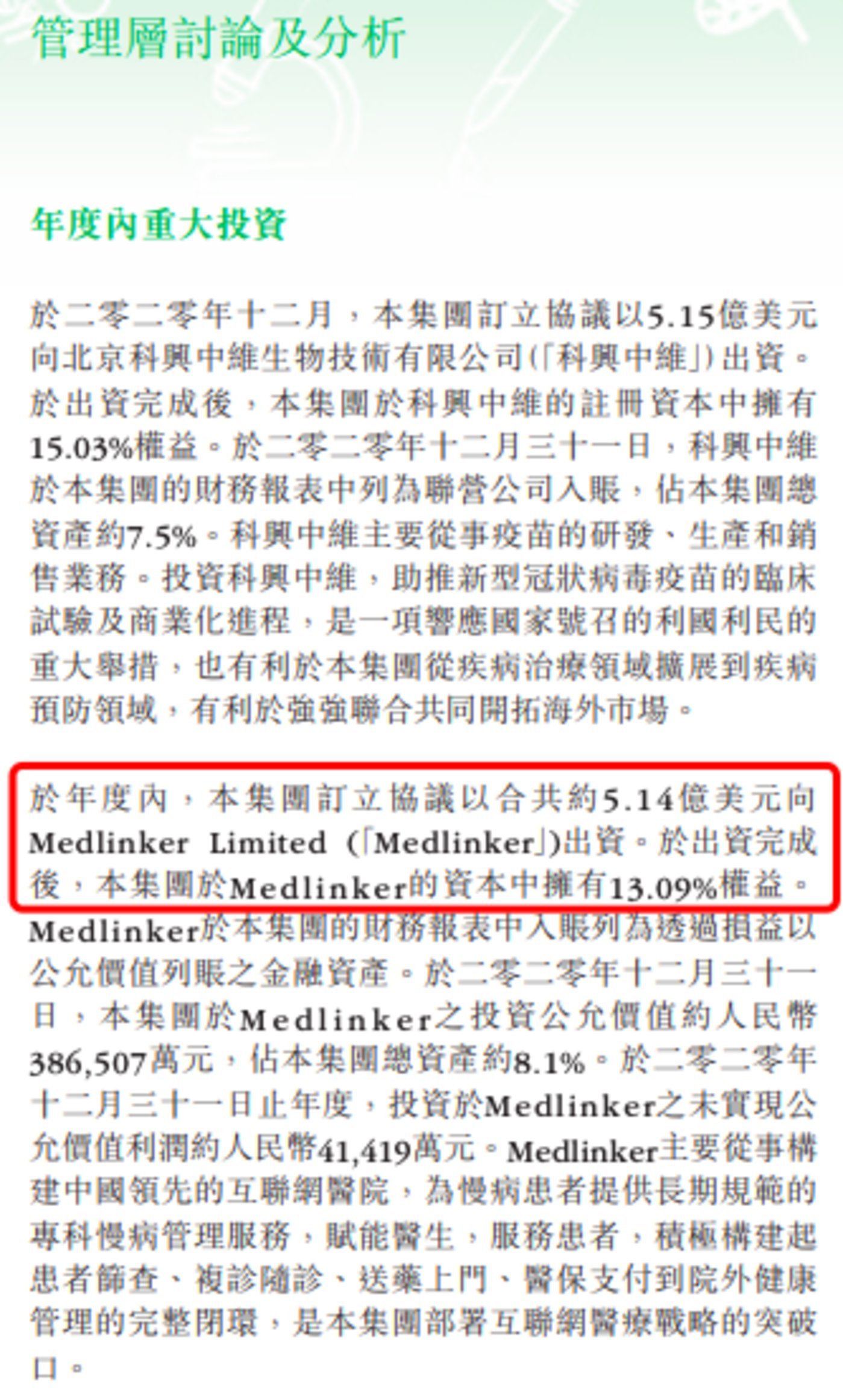 医联已完成5.14亿美元E轮融资,未来医生并入成为集团事业部 _凤凰网
