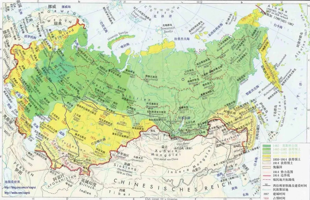 上图_ 沙俄版图