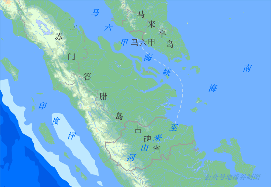 马来西亚河流分布图图片