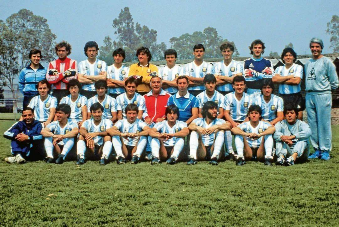 1986年阿根廷队合影