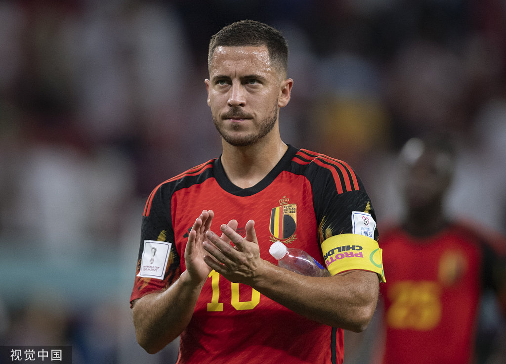 31岁的阿扎尔宣布退出比利时国家队。