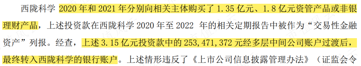 (来源:西陇科学公告20221117)