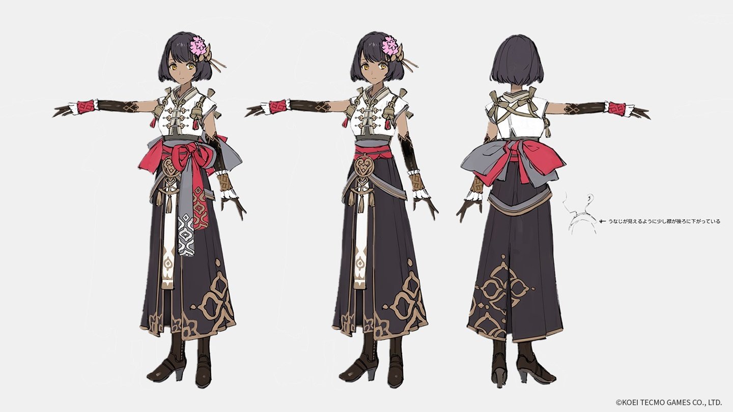 《莱莎的炼金工房3》角色设定图和3D建模 大肉腿吸睛