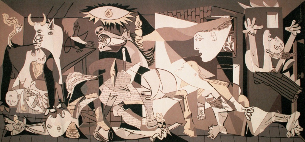 毕加索反映二战的画图片