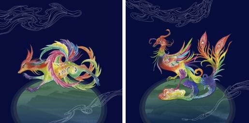 十八数藏&龙在天皮影-山海经系列