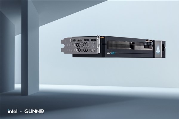 蓝戟Intel Arc A750显卡官方美图:霸气十足 蓝灯诱惑