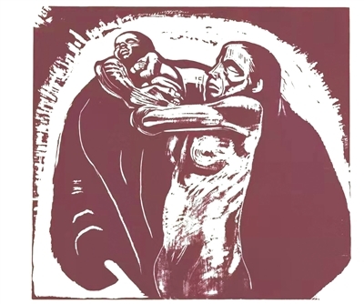 《牺牲》 珂勒惠支