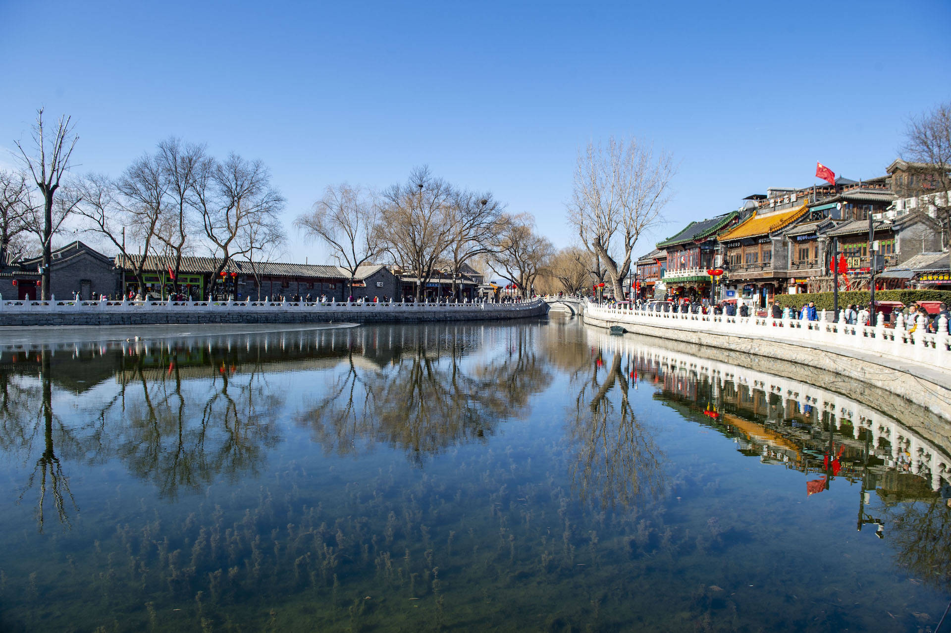 北京什刹海不只有前海后海,还有片西海,以前还洗过大象