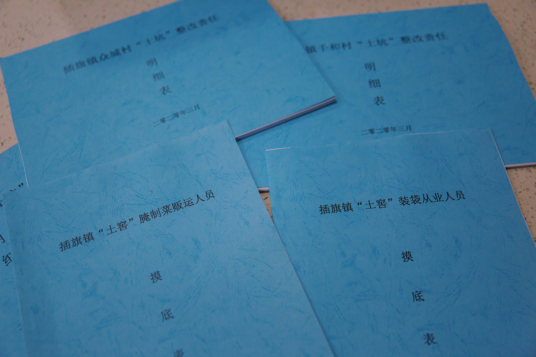 2022年3月31日，湖南省岳阳市华容县插旗镇农业综合服务中心，工作人员已对袋装、贩运等中间环节从业人员进行了摸底统计。