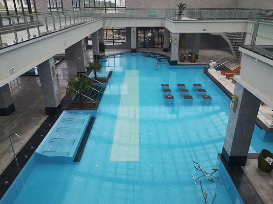 廣州千葉為河南溫泉項目配套piscine碧池溫泉水處理設備