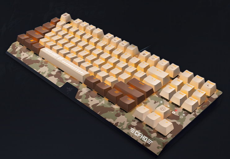 侧面实拍,右下角有CFHD白色文字