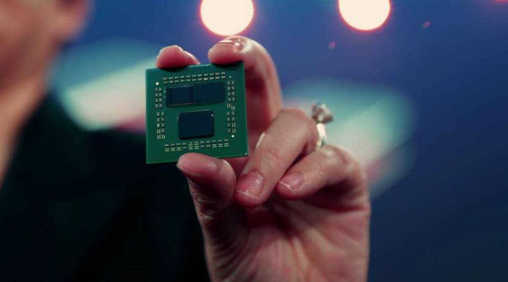 ▲ AMD 基于 3D Chiplet 封装的 Ryzen 9 5900X CPU.