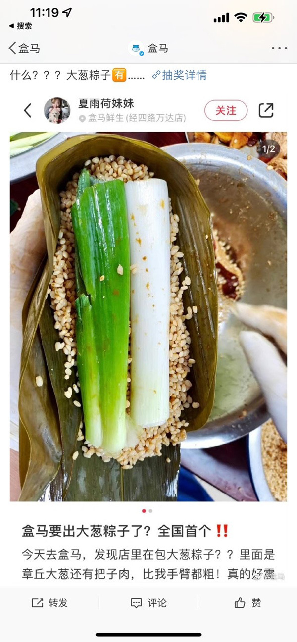 江苏把子肉+章丘大葱一起包进粽子？盒马尝试粽子本土化