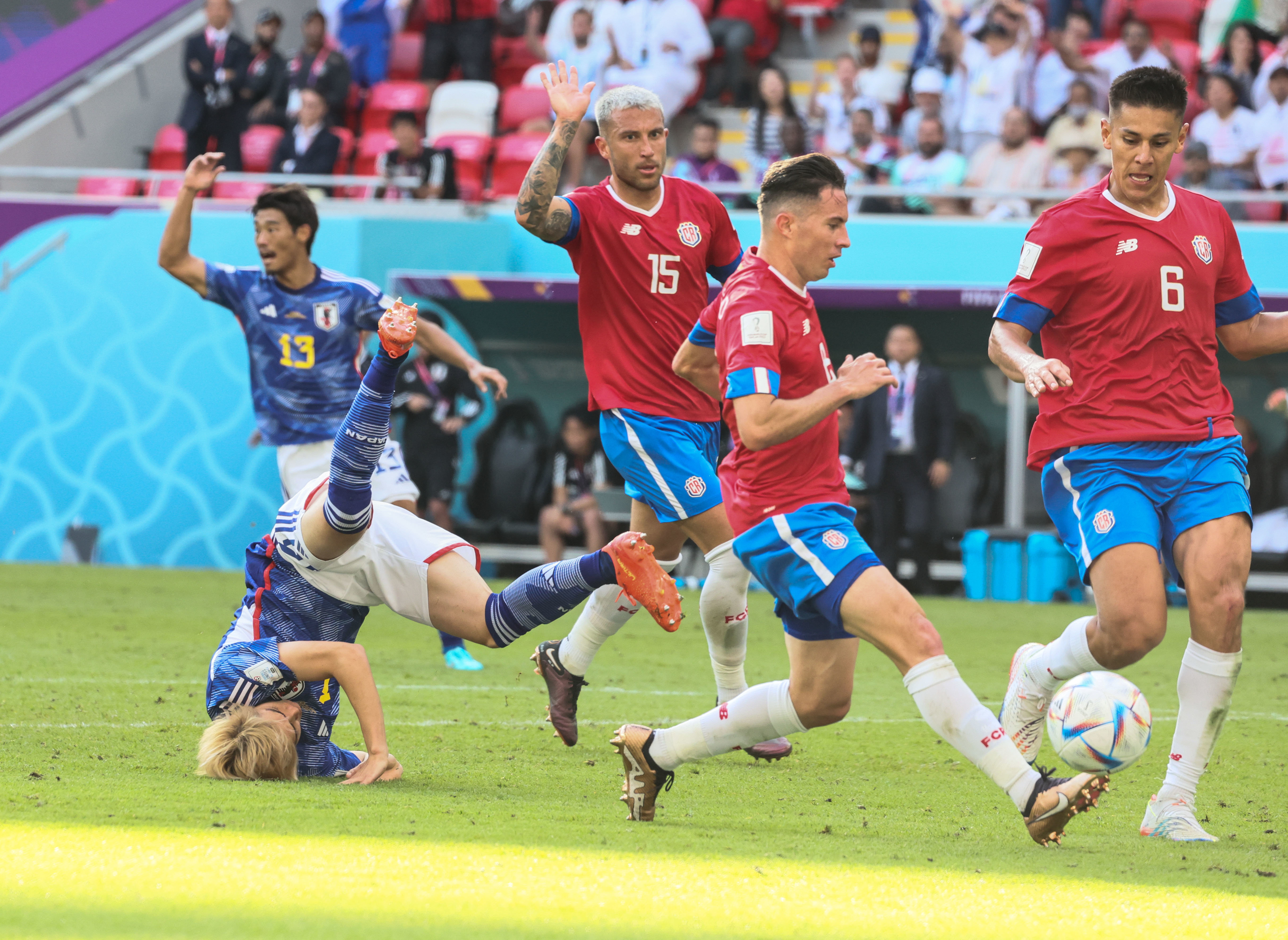 足球——E组：日本对阵哥斯达黎加(8)
