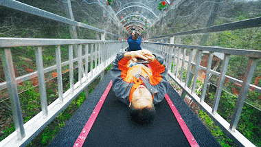 通山首个飞天魔毯来了,清明节小长假免费请你玩!__凤凰网