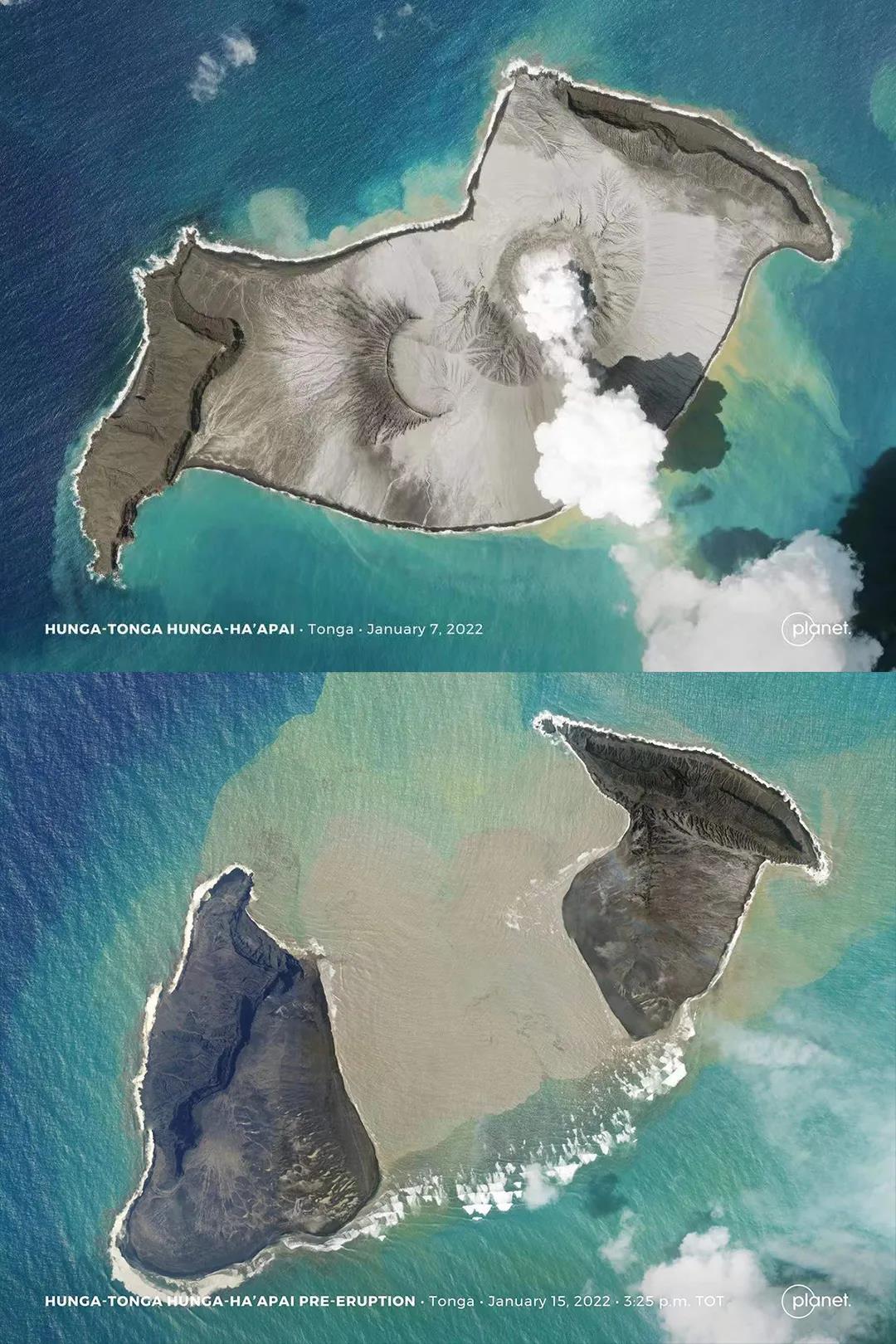 汤加卫星地图图片