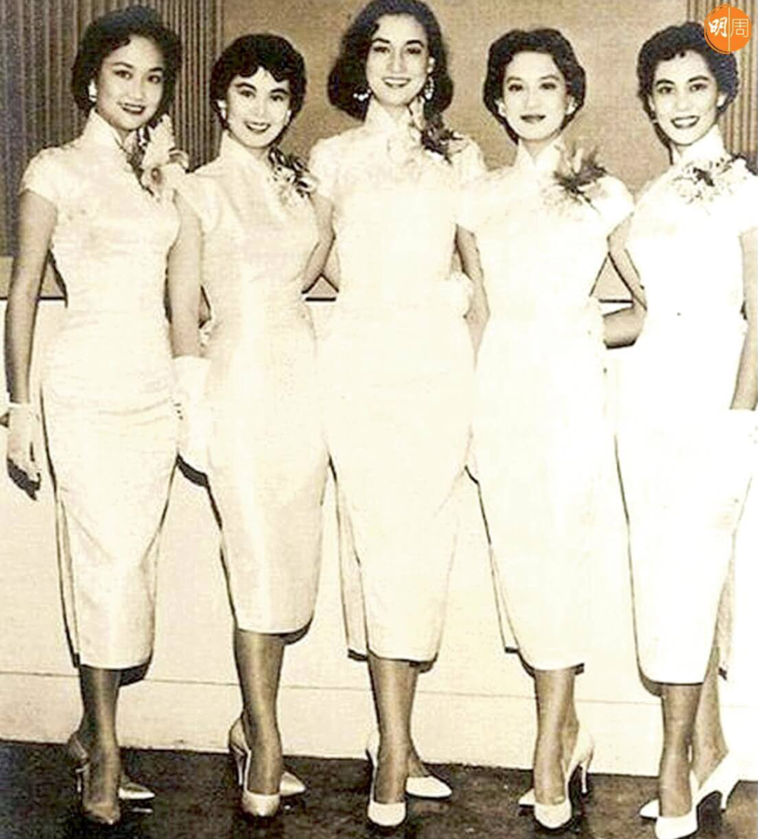 ▲全盛时期电懋五大女星：葛兰、林黛，叶枫、尤敏、林翠。