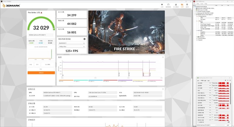 175W功耗释放稳压64℃!铭瑄RTX 4060 Ti iCraft OC8G瑷珈显卡评测:二次元秀肌肉