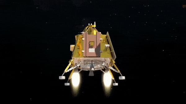 “月船3號”著陸月面動畫演示