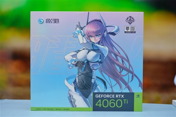 纯白千层镜!影驰RTX 4060 Ti 8GB星曜OC图赏