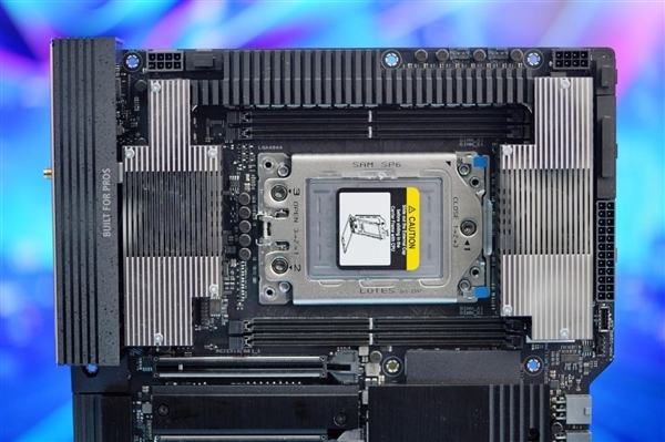 36相极致供电!华硕Pro WS TRX50-SAGE WIFI主板图赏