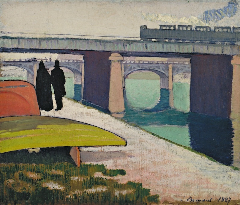 伯納德，《阿涅勒的鐵路橋》，1887，紐約大都會博物館