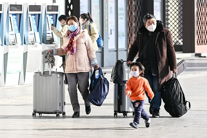 1月7日,春运拉开帷幕,苏州火车站秩序井然 图源:视觉中国