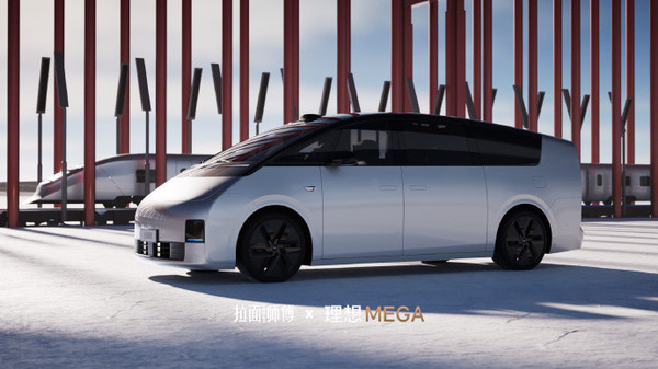 理想MEGA MPV非官方渲染图(图源微博:拉面师傅)