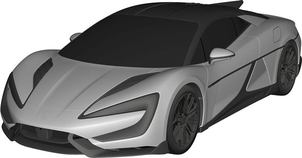 比亚迪百万超跑 仰望U9内饰专利图曝光:超个性方向盘上车