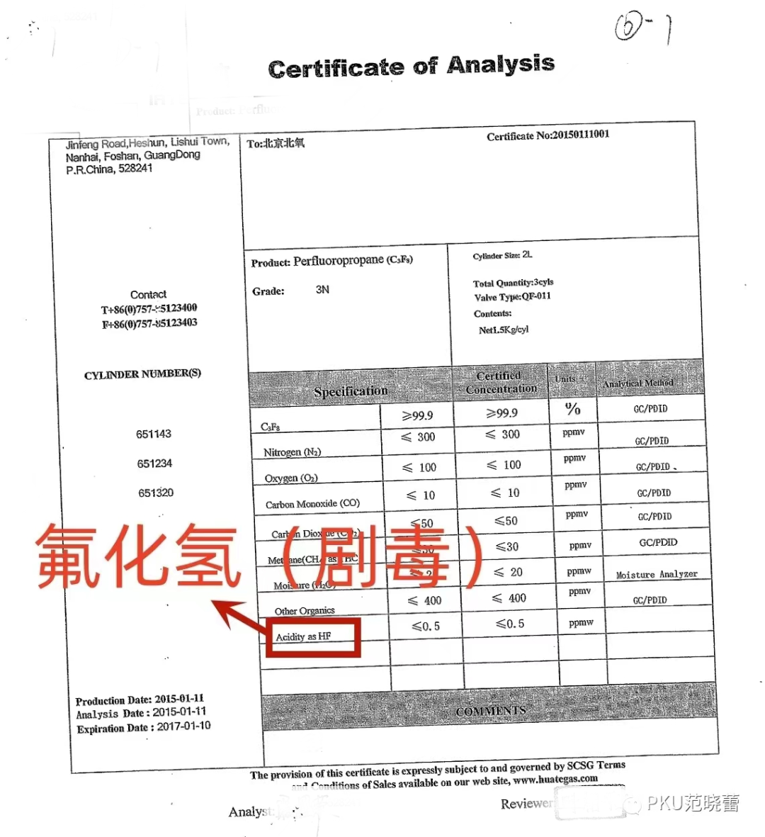 ■ 圖 / 生產(chǎn)廠家出具的產(chǎn)品出廠檢測報告