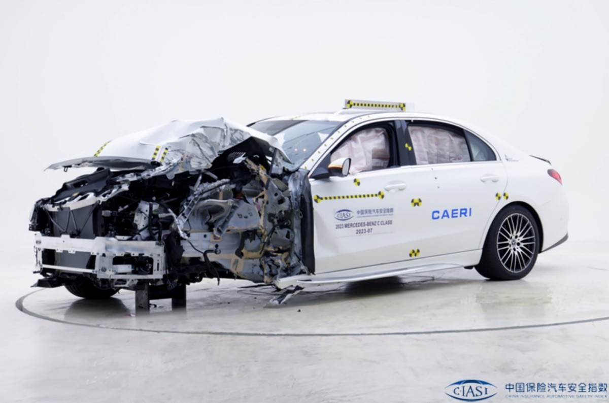 还记得中保研吗?新一批碰撞测试结果出炉 包含奔驰C级/比亚迪海豹
