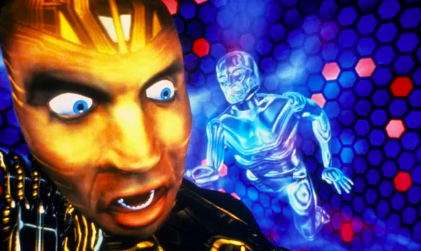 《剪草人》(1992),皮尔斯·布鲁斯南将杰夫·法赫的意识困在了一台电脑里丨《剪草人》