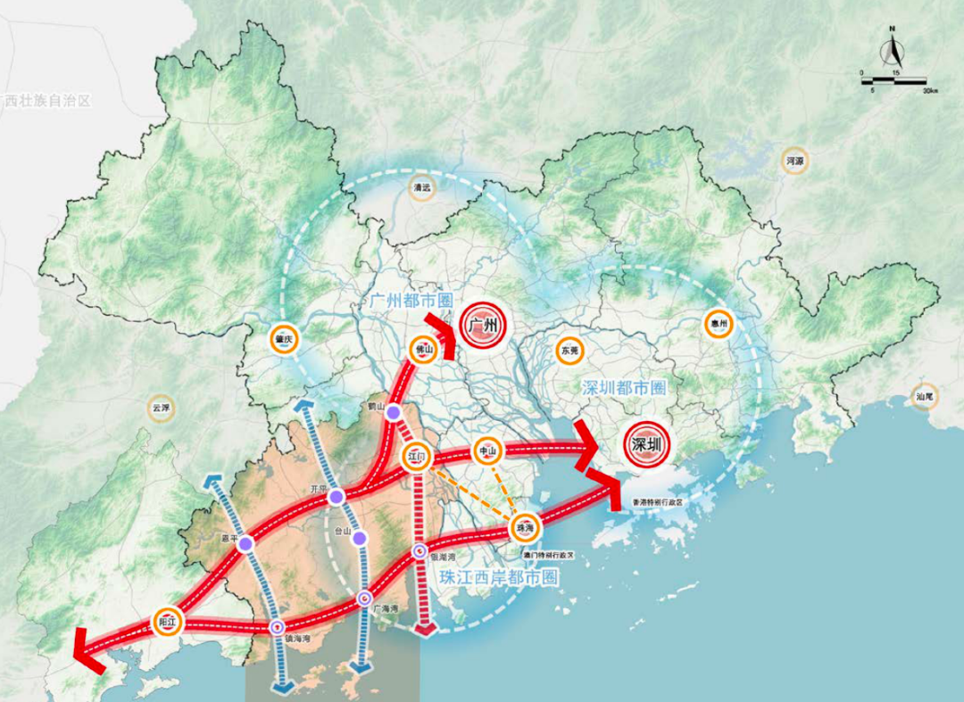 江门区位 图源:江门2035国土空间总规草案