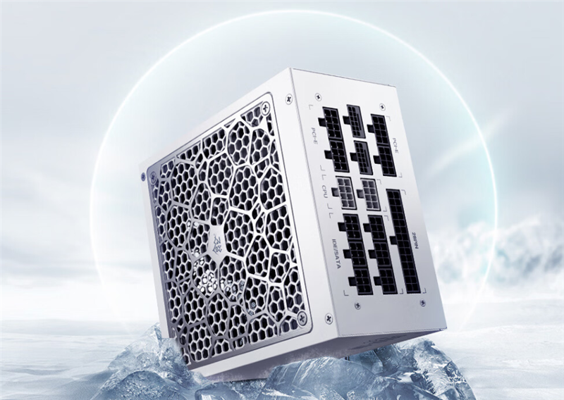 全白颜值 更有性价比!鑫谷昆仑MU-1000G冰山版电源评测:12V满载偏移仅有0.13%