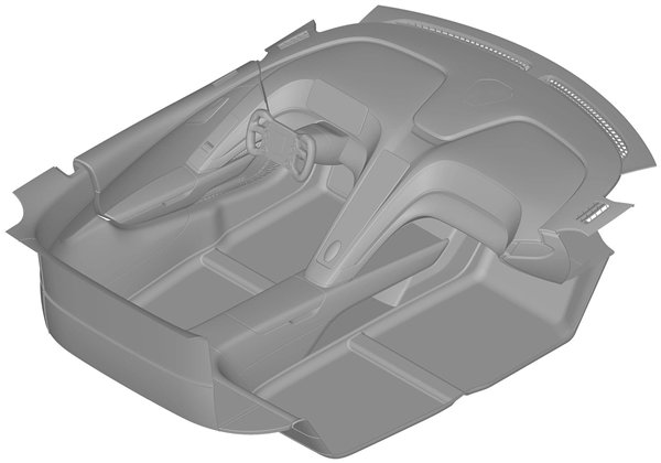 比亚迪百万超跑 仰望U9内饰专利图曝光:超个性方向盘上车