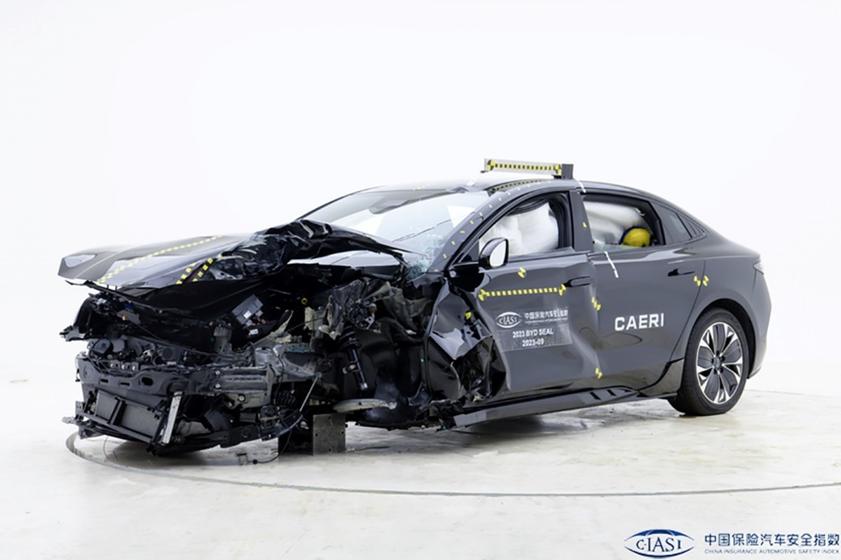 还记得中保研吗?新一批碰撞测试结果出炉 包含奔驰C级/比亚迪海豹