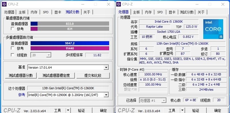 酷睿i5-13600K、锐龙7 7700X生产力和游戏全方位对比:Intel完胜