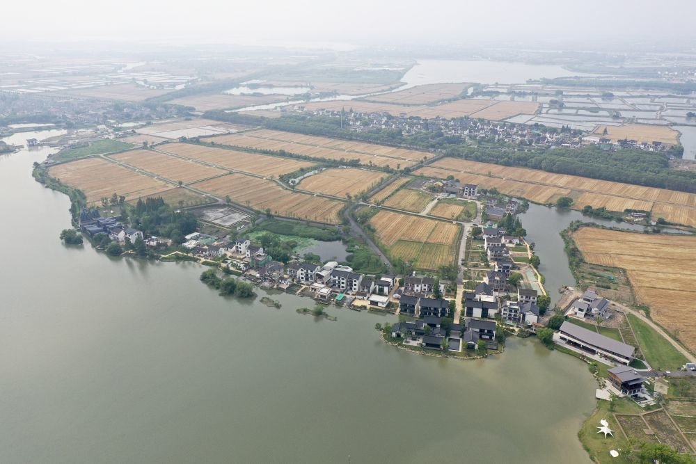 图为江苏吴江“曲水善湾”全景。新华社记者林凯 摄